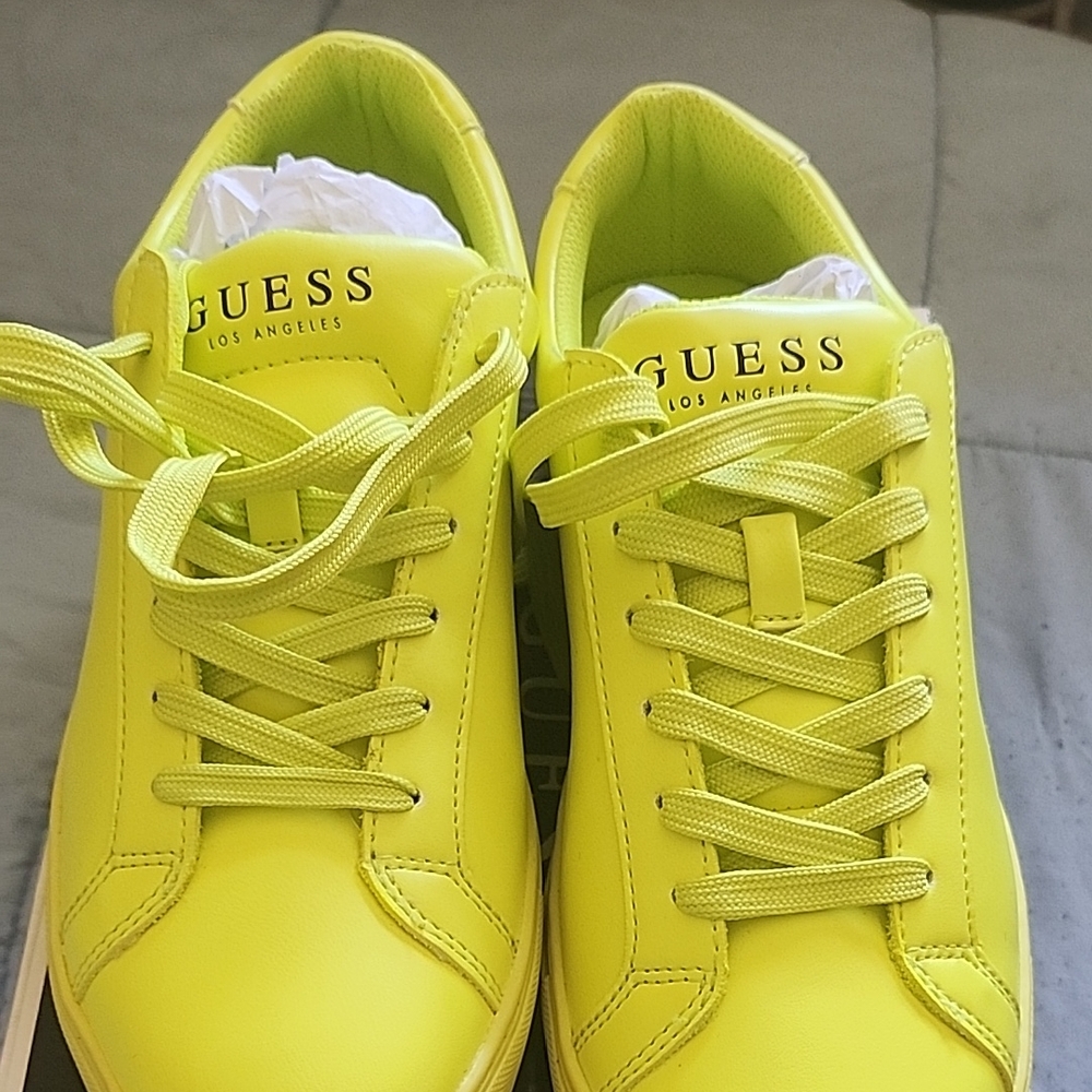 Guess Bright Yellow Sneakers
